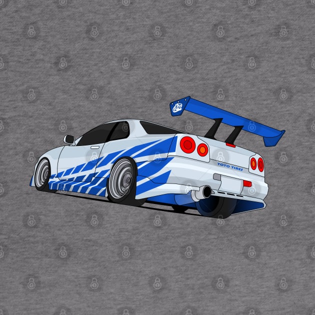 SKYLINE GTR R34 FAST AND FURIOUS by VENZ0LIC